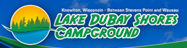 Ad for Lake DuBay Shores Campground