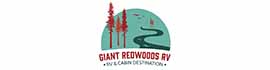 Ad for Giant Redwoods RV and Cabin Destination