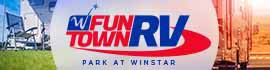 Ad for Fun Town RV Park at WinStar