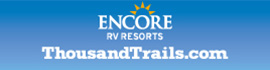 Ad for Encore Silver Dollar RV Resort