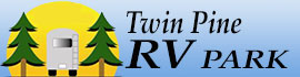 Ad for Twin Pine RV Park