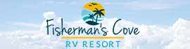 Ad for Fisherman's Cove Waterfront RV Resort