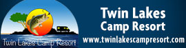 Ad for Twin Lakes Camp Resort