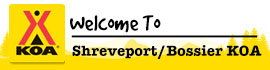 Ad for Shreveport/Bossier KOA Journey