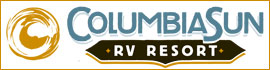 Ad for Columbia Sun RV Resort