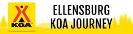 Ad for Ellensburg KOA Journey