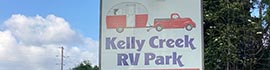 Ad for Kelly Creek RV Park