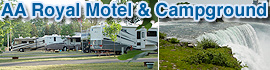 Ad for AA Royal Motel & Campground