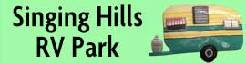Ad for Singing Hills RV Park