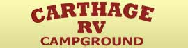 Ad for Carthage RV Campground