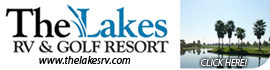Ad for The Lakes RV & Golf Resort