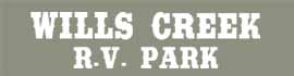 Ad for Wills Creek RV Park