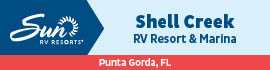 Shell Creek Sun RV Communities logo