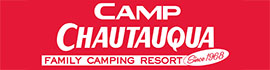 Ad for Camp Chautauqua Camping Resort