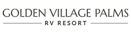 Ad for Golden Village Palms RV Resort