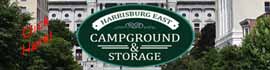 Ad for Harrisburg East Campground & Storage