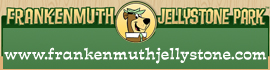 Ad for Frankenmuth Yogi Bear's Jellystone Park Camp-Resort