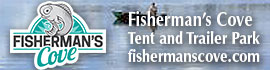 Ad for Fisherman's Cove Tent & Trailer Park