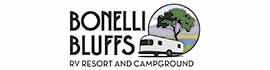 Ad for Bonelli Bluffs RV Resort & Campground