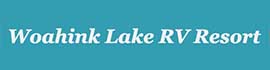 Ad for Woahink Lake RV Resort