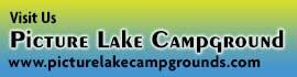 Ad for Picture Lake Campground