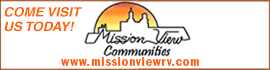 Ad for Mission View RV Resort