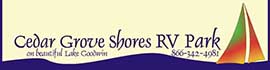 Ad for Cedar Grove Shores RV Park