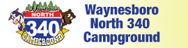 Ad for Waynesboro North 340 Campground