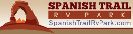 Ad for Spanish Trail RV Park