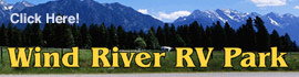 Ad for Wind River RV Park