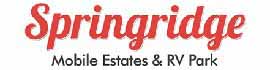 Ad for Springridge RV Park/Mobile Home Estates
