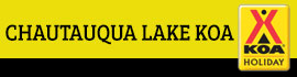 Ad for Chautauqua Lake KOA