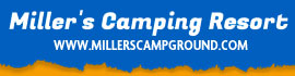 Ad for Miller's Camping Resort