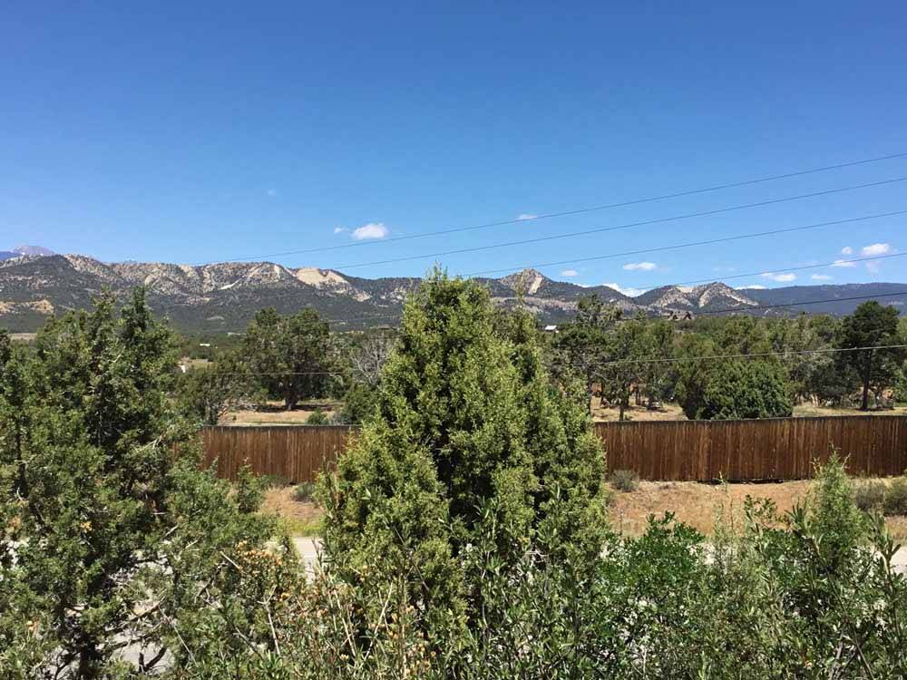 A view of the mountains at OASIS DURANGO RV RESORT