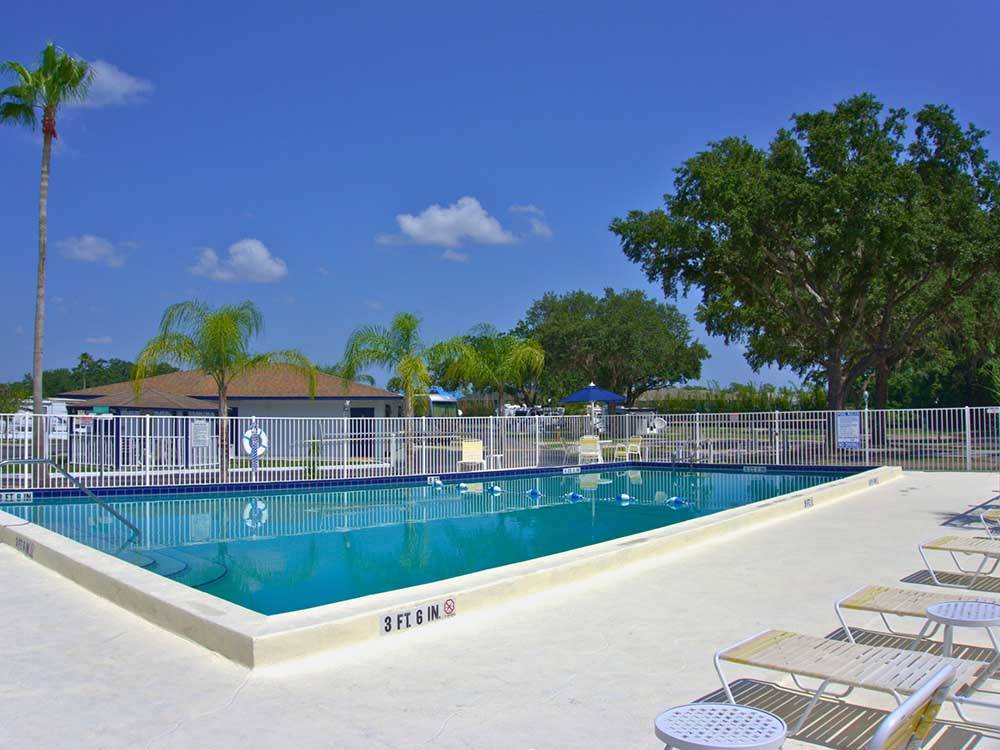 The community pool at KISSIMMEE RV PARK