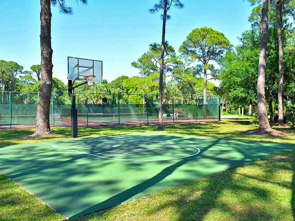 Basketball court at campground at ENCORE ROYAL COACHMAN
