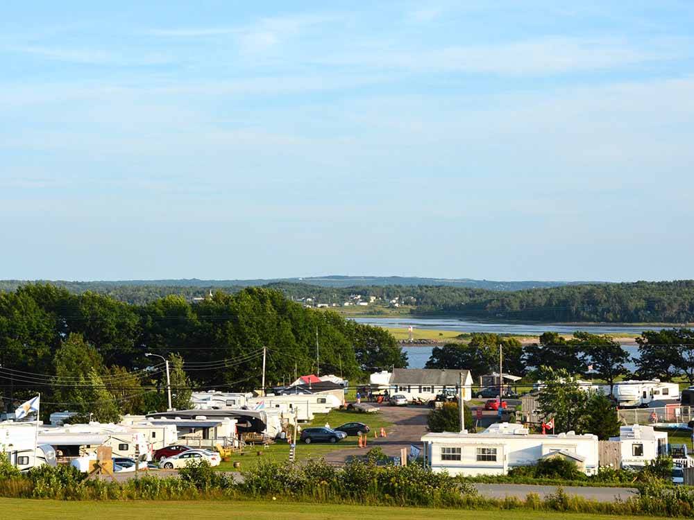 An overview of the campsites at HARBOUR LIGHT TRAILER COURT & CAMPGROUND