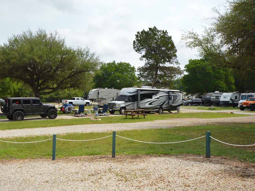 Some of the campsites at SUMMIT VACATION & RV RESORT