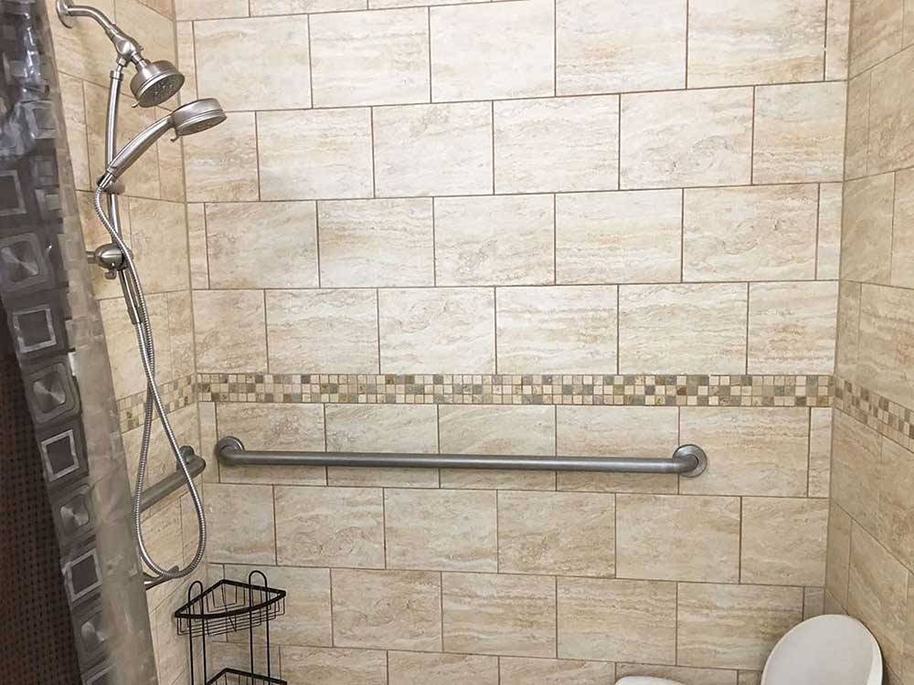 Shower at SHADY CREEK RV PARK AND STORAGE