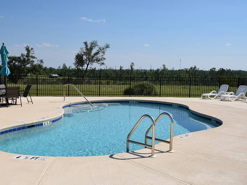 Gorgeous, inviting pool at ALLIANCE HILL RV RESORT