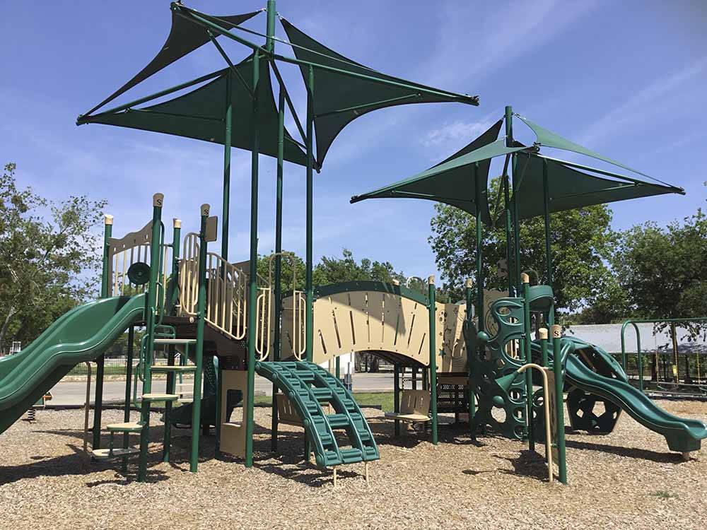 The playground equipment at OAKDALE PARK
