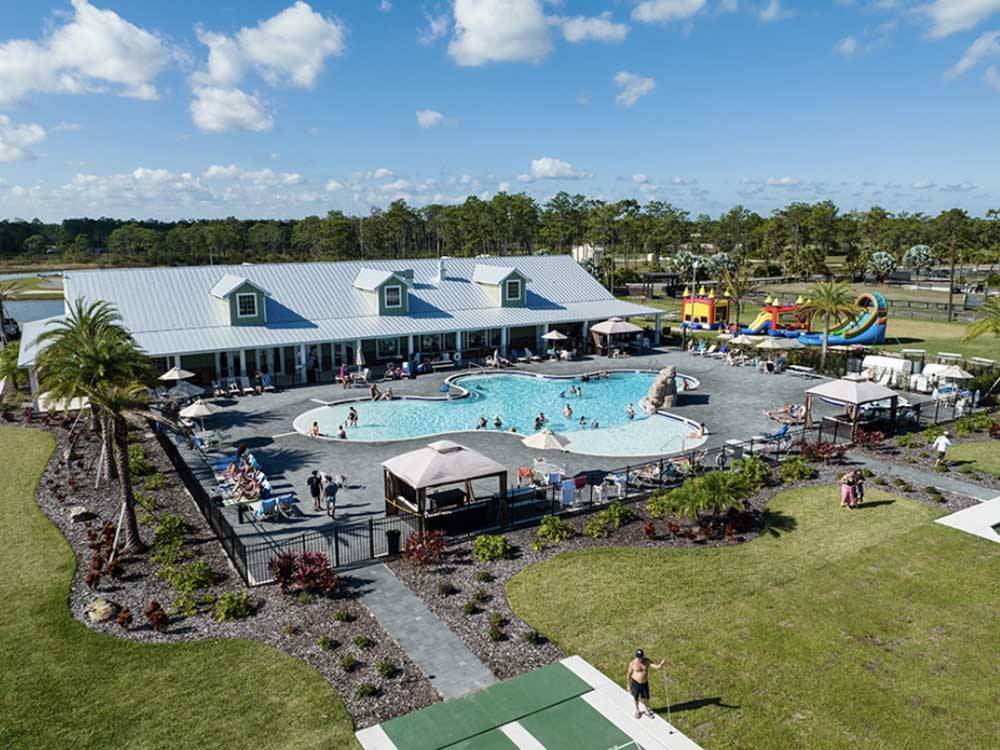 Aerial view of the swimming pool at RESORT AT CANOPY OAKS