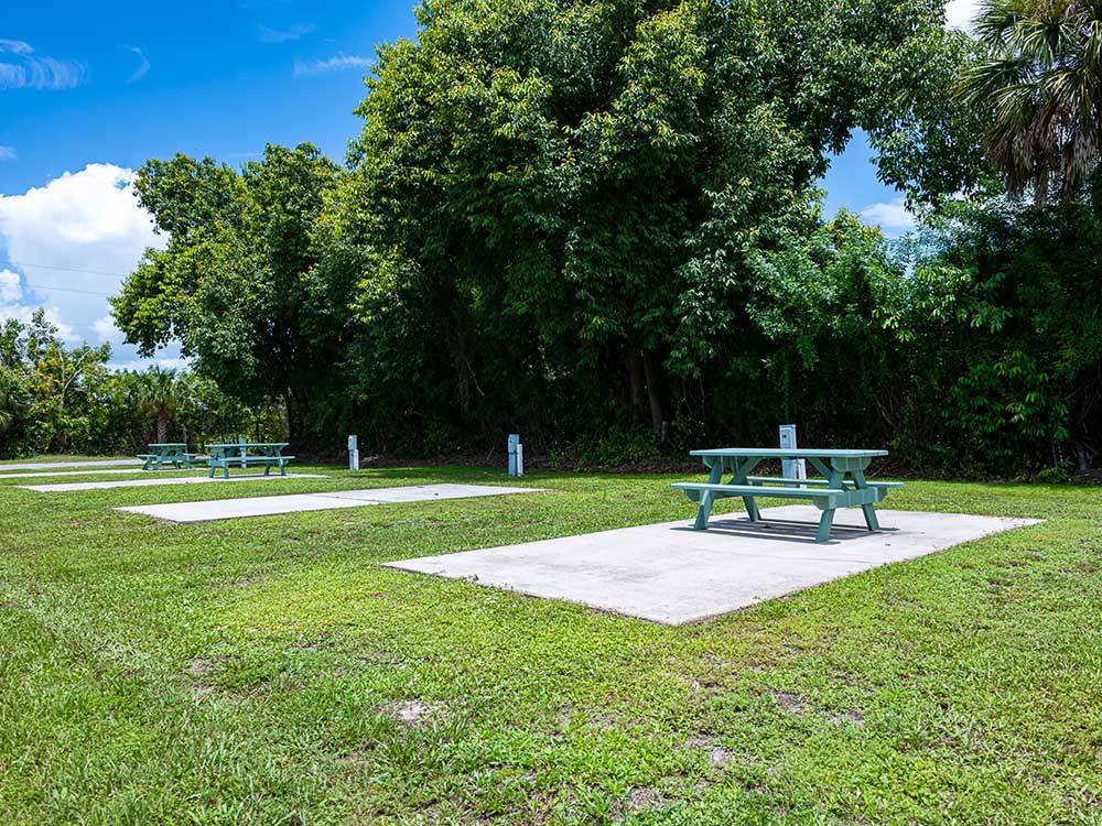 RV sites with picnic benches at BONITA TERRA