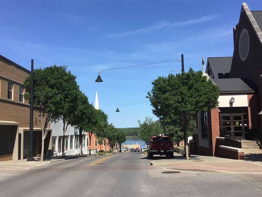 Downtown Cape Girardeau at THE LANDING POINT RV PARK