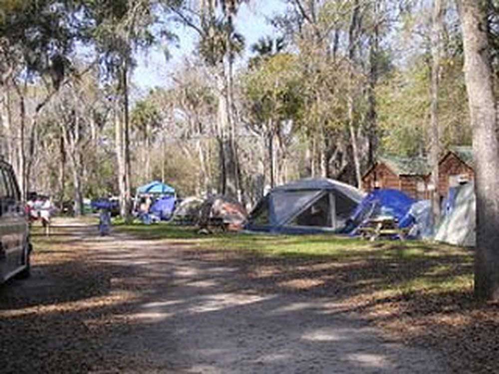 Tents camping at NOVA FAMILY CAMPGROUND