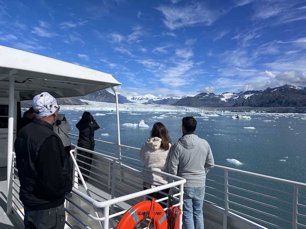 People on tour boat at STAN STEPHENS GLACIER & WILDLIFE CRUISES