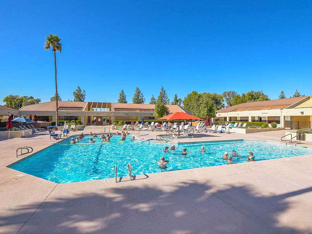 Swimming pool at campground at ENCORE PARADISE RV