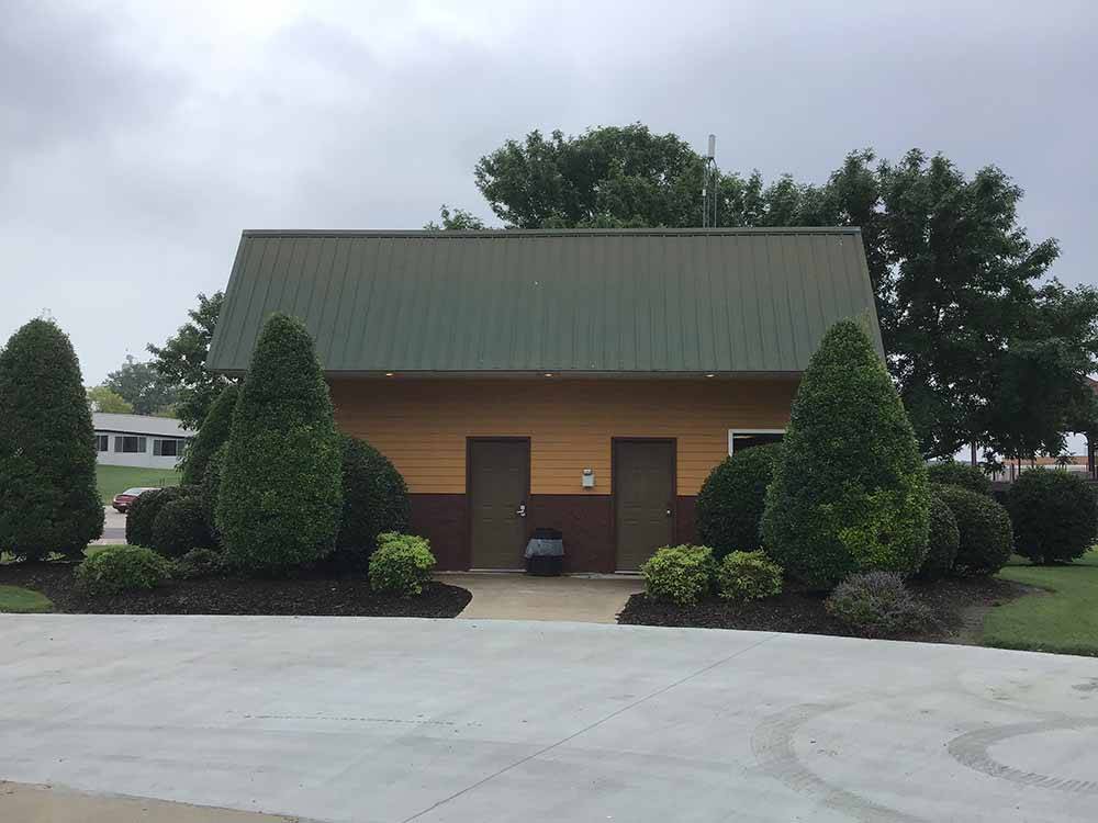 The restroom building at CENTURY CASINO & RV PARK