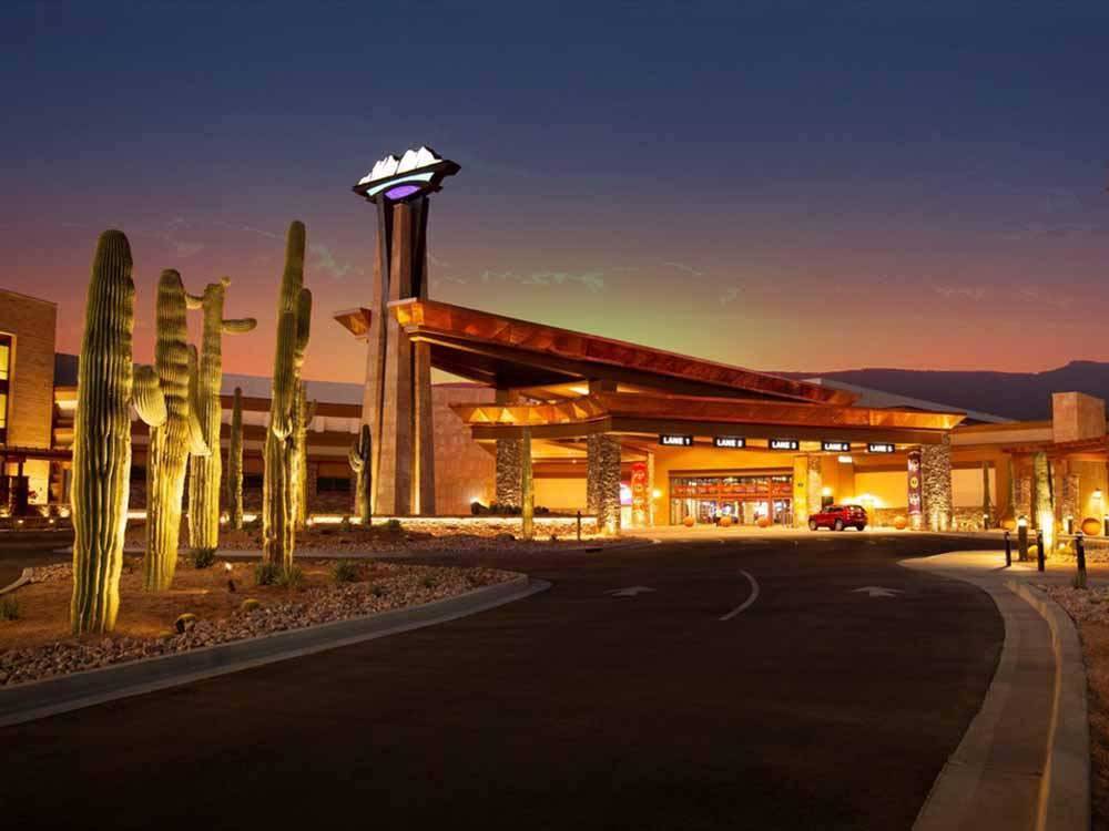 The front entrance to the casino at EAGLE VIEW RV RESORT ASAH GWEH OOU-O AT FORT MCDOWELL