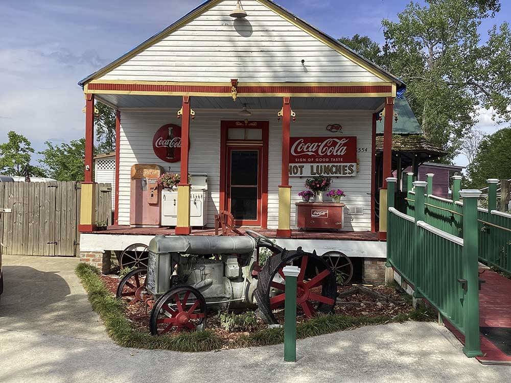 The old time country store building at POCHE PLANTATION RV RESORT